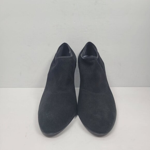 Stuart Weitzman Kitten Women's Black Suede High Heel Ankle Boots US Size 10 - Picture 3 of 9